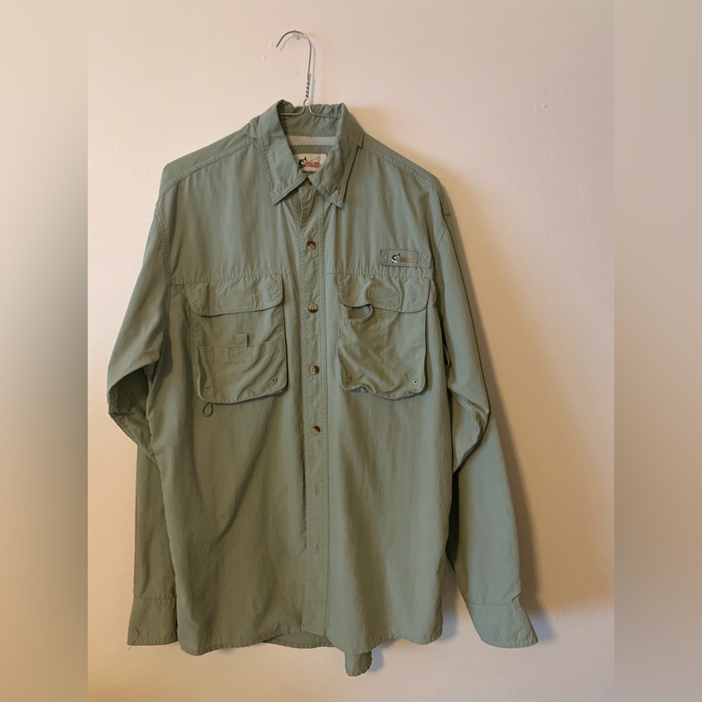 Worldwide Sportsman  Men's Olive Green Shirt Jacket